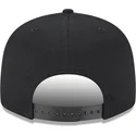 schwarze-snapback-kappe-mit-flachem-schirm-und-braunem-logo-9fifty-seasonal-infill-der-new-york-yankees-mlb-von-new-era