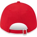 rote-verstellbare-curved-cap-mit-rotem-logo-9forty-repreve-outline-der-chicago-bulls-nba-von-new-era