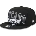 gorra-plana-negra-snapback-9fifty-tip-off-2023-de-chicago-bulls-nba-de-new-era