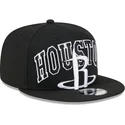 svart-platt-snapback-keps-9fifty-tip-off-2023-houston-rockets-nba-fran-new-era