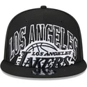 cappello-piatto-nero-snapback-9fifty-tip-off-2023-dei-los-angeles-lakers-nba-di-new-era