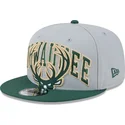 mutzen-flach-grau-snapback-9fifty-tip-off-2023-der-milwaukee-bucks-nba-von-new-era