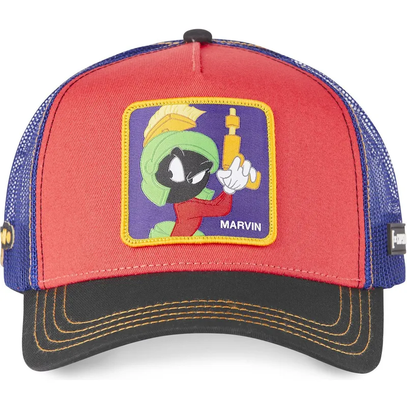 mutzen-gebogen-rot-snapback-marvin-der-marsianer-looney-tunes-von-capslab mutzen-gebogen-rot-snapback-marvin-der-marsianer-looney-tunes-von-capslab
