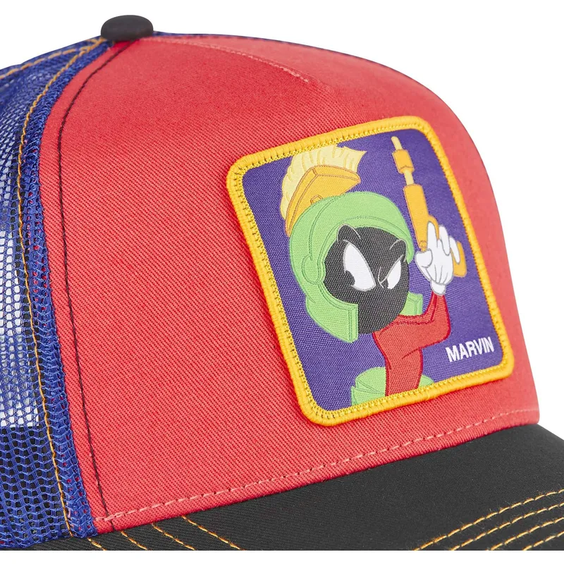 mutzen-gebogen-rot-snapback-marvin-der-marsianer-looney-tunes-von-capslab mutzen-gebogen-rot-snapback-marvin-der-marsianer-looney-tunes-von-capslab