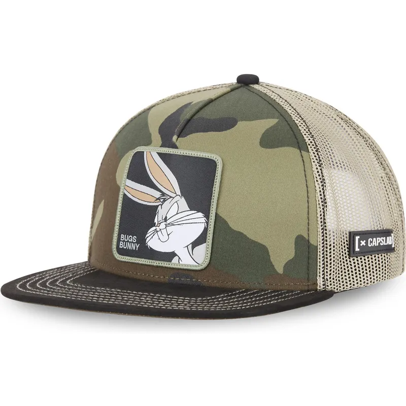 mutzen-flach-tarnung-snapback-bugs-bunny-looney-tunes-von-capslab mutzen-flach-tarnung-snapback-bugs-bunny-looney-tunes-von-capslab