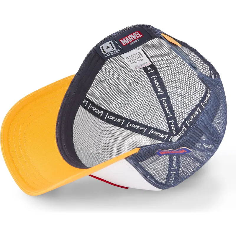 mutzen-gebogen-weiss-snapback-wolverine-marvel-comics-von-capslab mutzen-gebogen-weiss-snapback-wolverine-marvel-comics-von-capslab