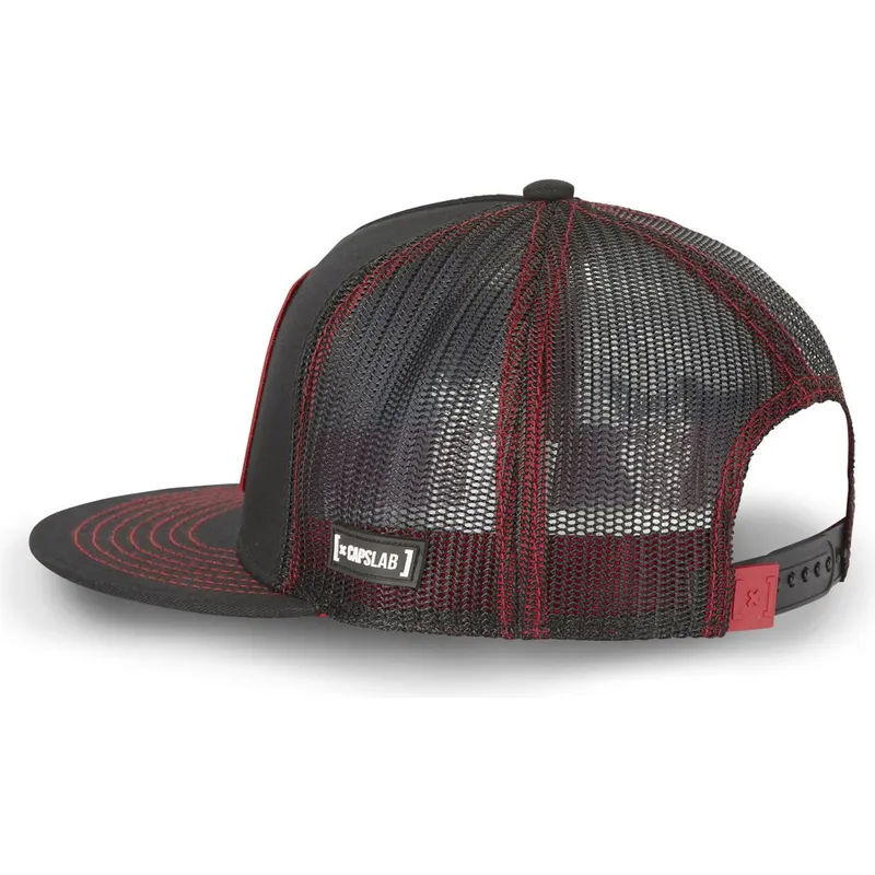 mutzen-flach-schwarz-snapback-robot-grendizer-robot-grendizer-von-capslab