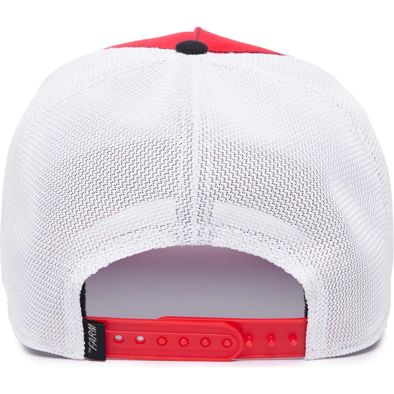 cappellino-trucker-rosso-bianco-e-nero-capra-goat-mv-butter-the-farm-mvp-di-goorin-bros