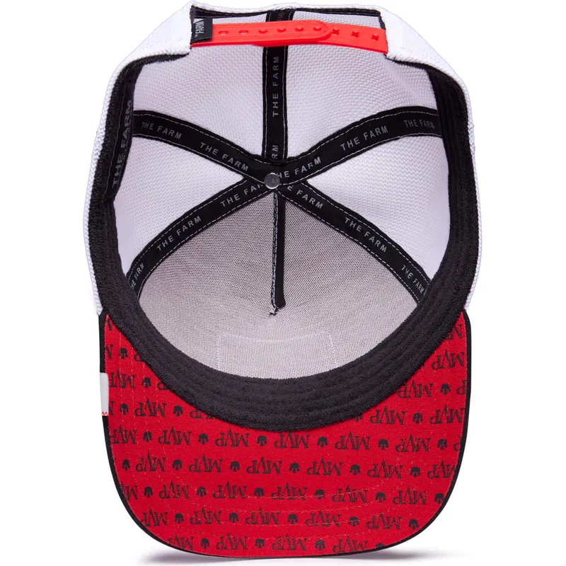 cappellino-trucker-rosso-bianco-e-nero-capra-goat-mv-butter-the-farm-mvp-di-goorin-bros