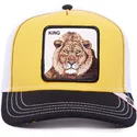 gorra-trucker-gialla-bianca-e-nera-leone-king-mv-lion-the-farm-mvp-di-goorin-bros