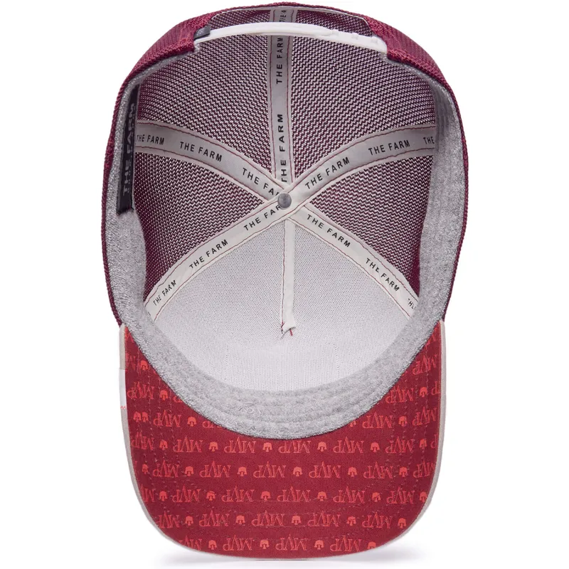 trucker-cap-weiss-und-weinrot-wolf-lone-wolf-mv-howler-the-farm-mvp-von-goorin-bros