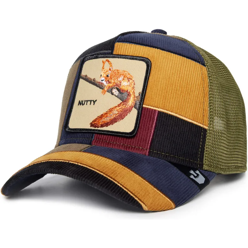 gorra-trucker-multicolore-scoiattolo-nutty-shells-n-all-the-farm-patchwork-di-goorin-bros