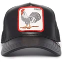 goorin-bros-rooster-cock-will-prevail-the-farm-leather-black-trucker-hat