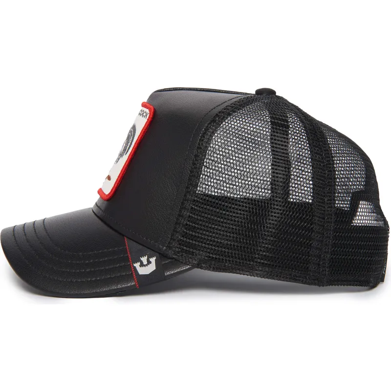 cappellino-trucker-nero-gallo-cock-will-prevail-the-farm-leather-di-goorin-bros