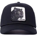 gorra-curva-negra-snapback-pantera-panther-100-the-farm-all-over-canvas-de-goorin-bros