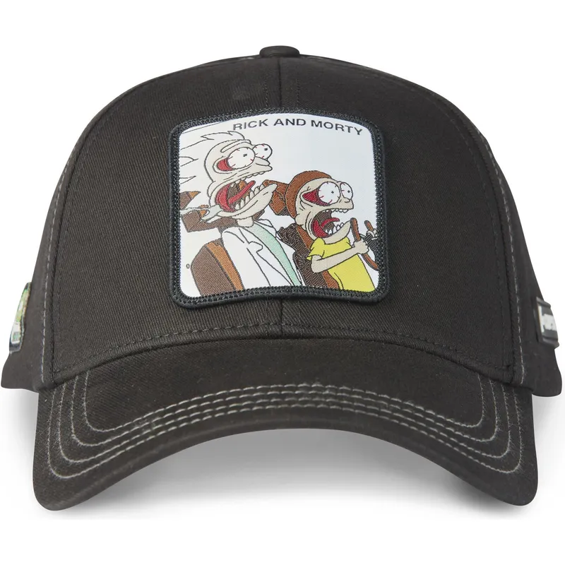 mutzen-gebogen-schwarz-snapback-rick-und-morty-rick-und-morty-von-capslab mutzen-gebogen-schwarz-snapback-rick-und-morty-rick-und-morty-von-capslab