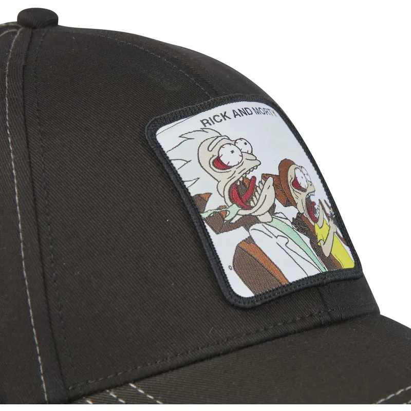 mutzen-gebogen-schwarz-snapback-rick-und-morty-rick-und-morty-von-capslab mutzen-gebogen-schwarz-snapback-rick-und-morty-rick-und-morty-von-capslab