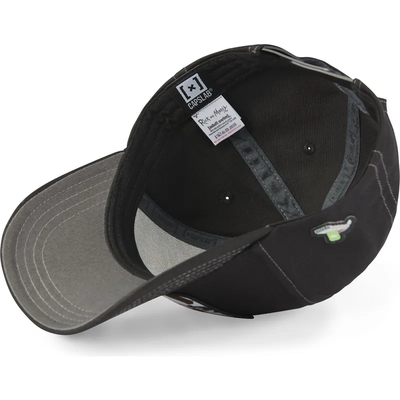 mutzen-gebogen-schwarz-snapback-rick-und-morty-rick-und-morty-von-capslab mutzen-gebogen-schwarz-snapback-rick-und-morty-rick-und-morty-von-capslab