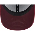 verstellbare-rote-curved-cap-mit-rotem-logo-9forty-towelling-der-new-york-yankees-mlb-von-new-era