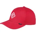 gorra-curva-roja-ajustable-brushed-twill-truefit-20-de-djinns