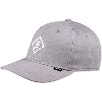 Djinns Gorra curva grigia regolabile Brushed Twill TrueFit 2.0