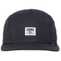 gorra-plana-negra-ajustable-puffy-nylon-de-djinns