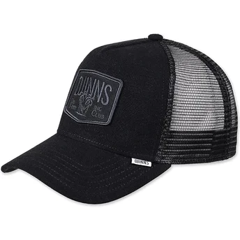 Cappello trucker nero Hippy Canvas HFT di Djinns