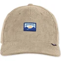 beige-gebogene-snapback-kappe-mountains-truefit-cord-von-djinns