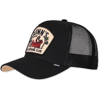 Cappellino trucker nero Do Nothing Club HFT DNC Sloth di Djinns