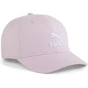 verstellbare-rosa-kappe-mit-gebogenem-schirm-und-classics-archive-logo-von-puma