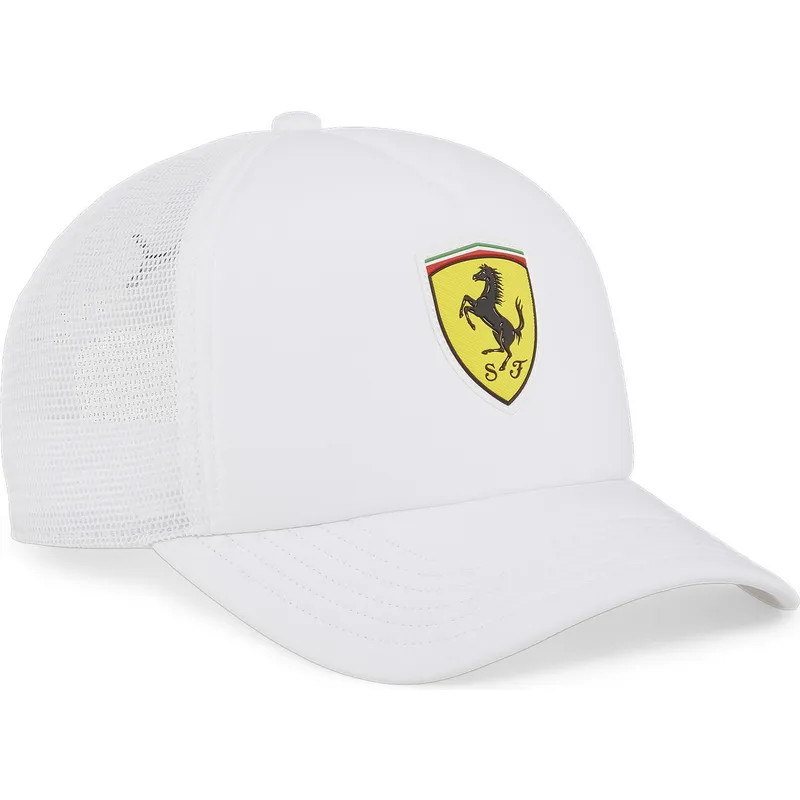 mutzen-gebogen-weiss-snapback-race-der-ferrari-formula-1-von-puma mutzen-gebogen-weiss-snapback-race-der-ferrari-formula-1-von-puma