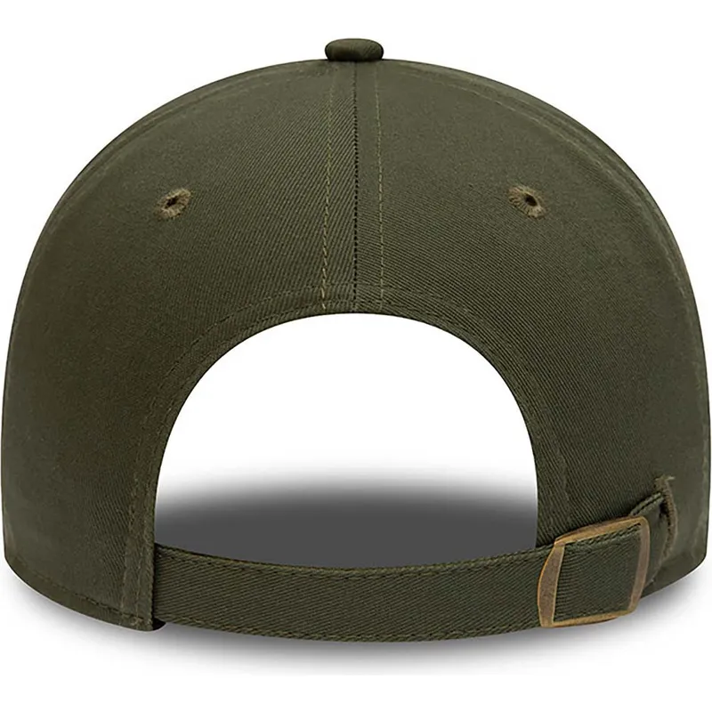 cappello-verde-con-visiera-curva-regolabile-9twenty-league-essential-dei-new-york-yankees-mlb-di-new-era