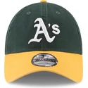 gorra-curva-verde-y-amarilla-ajustable-9twenty-core-classic-de-oakland-athletics-mlb-de-new-era