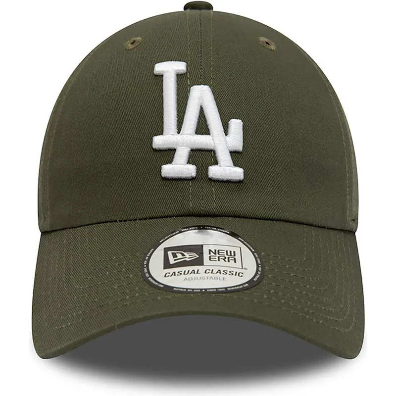 zielona-regulowana-czapka-z-zakrzywionym-daszkiem-9twenty-league-essential-los-angeles-dodgers-mlb-new-era