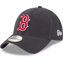 marineblaue-verstellbare-curved-cap-9twenty-core-classic-der-boston-red-sox-mlb-von-new-era