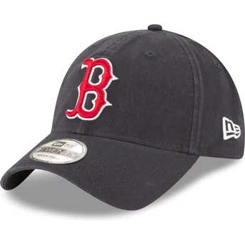 Granatowa zakrzywiona czapka z regulacją 9TWENTY Core Classic Boston Red Sox MLB New Era