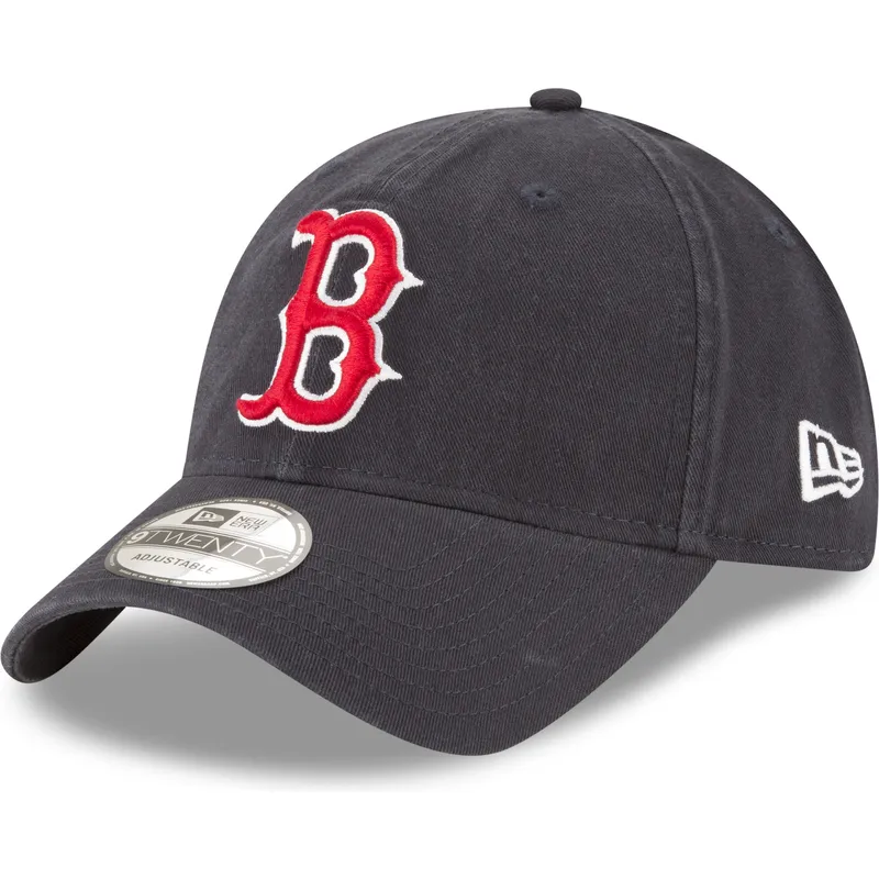granatowa-zakrzywiona-czapka-z-regulacja-9twenty-core-classic-boston-red-sox-mlb-new-era
