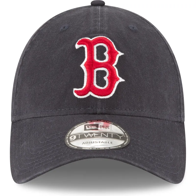 granatowa-zakrzywiona-czapka-z-regulacja-9twenty-core-classic-boston-red-sox-mlb-new-era
