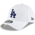 vit-justerbar-kurvad-keps-med-bla-logotyp-9twenty-core-classic-fran-los-angeles-dodgers-mlb-av-new-era