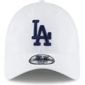 vit-justerbar-kurvad-keps-med-bla-logotyp-9twenty-core-classic-fran-los-angeles-dodgers-mlb-av-new-era