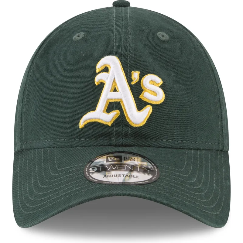 cappellino-curvo-verde-regolabile-9twenty-core-classic-degli-oakland-athletics-mlb-di-new-era
