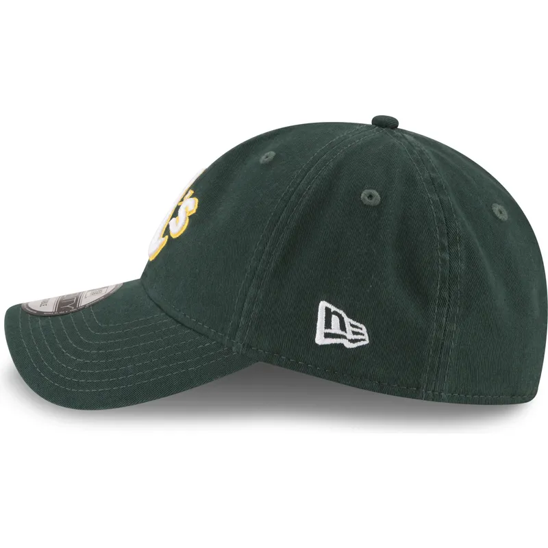 zielona-regulowana-czapka-z-zakrzywionym-daszkiem-9twenty-core-classic-oakland-athletics-mlb-new-era