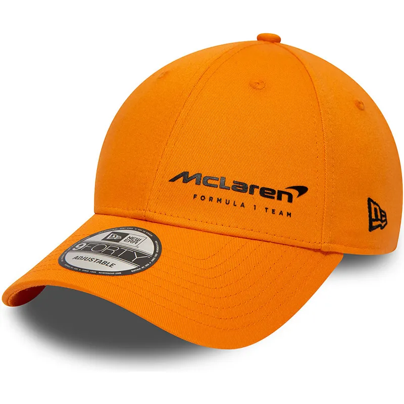 cappellino-visiera-curva-arancione-snapback-9forty-flawless-di-mclaren-racing-formula-1-di-new-era