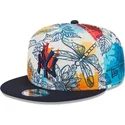 mutzen-flach-multicolor-snapback-9fifty-spring-der-new-york-yankees-mlb-von-new-era