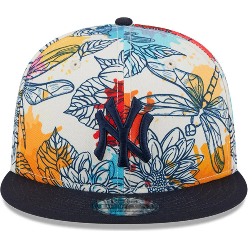 mutzen-flach-multicolor-snapback-9fifty-spring-der-new-york-yankees-mlb-von-new-era