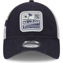 new-era-new-york-yankees-mlb-9twenty-stripe-marineblau-weisse-trucker-cap