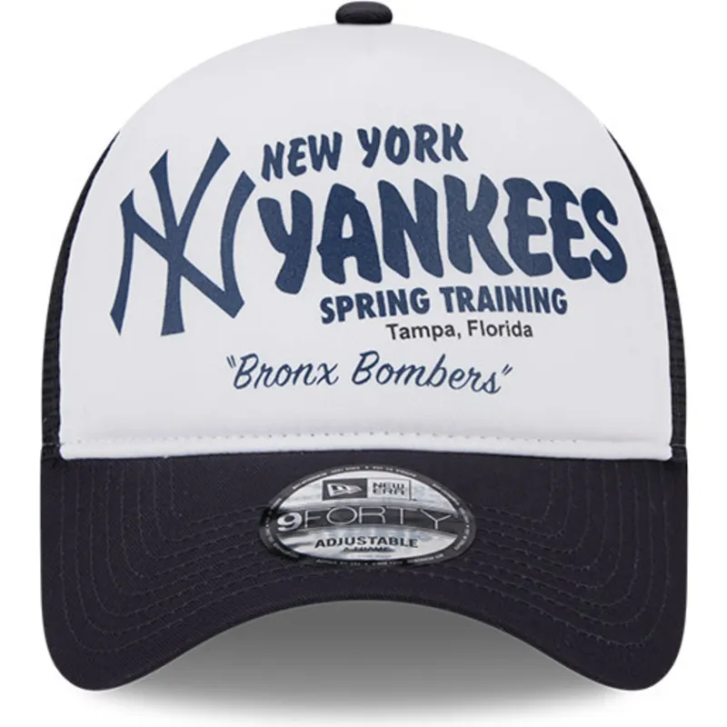 mutzen-gebogen-marineblau-snapback-9forty-a-frame-team-der-new-york-yankees-mlb-von-new-era