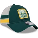 mutzen-gebogen-grun-snapback-9twenty-stripe-der-oakland-athletics-mlb-von-new-era