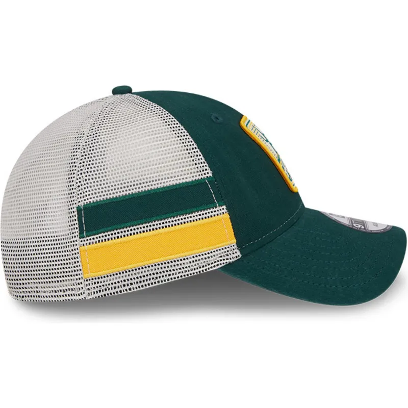 mutzen-gebogen-grun-snapback-9twenty-stripe-der-oakland-athletics-mlb-von-new-era