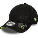 gorra-curva-negra-ajustable-9forty-repreve-de-valentino-rossi-vr46-motogp-de-new-era